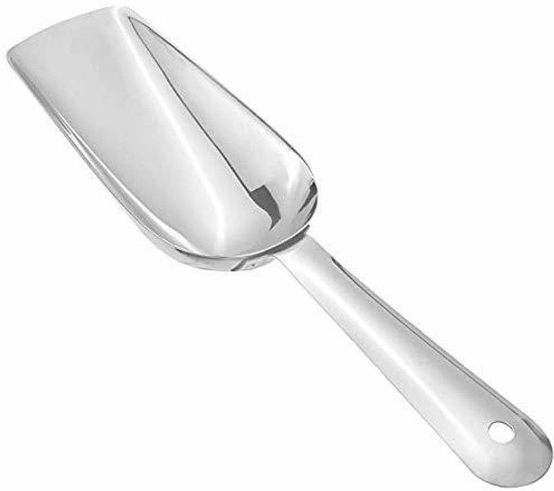 Shivhomeworld Stainless steel nivia atta scoop size-4 Shivhomeworld Stainless steel nivia atta scoop size-4 Kitchen Tool Set  (silver)