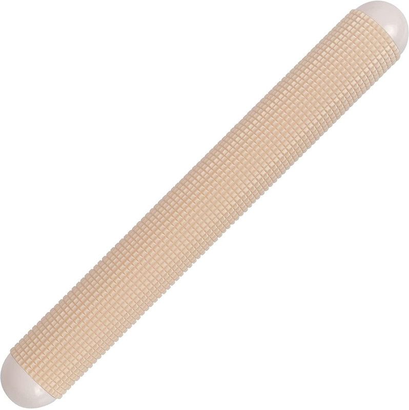HEXONIQ Non Stick Plastic Pizza Dough Rolling Pin for Bread Cookie Pastry Dough Rolling Pin  (Beige, Pack of 1)