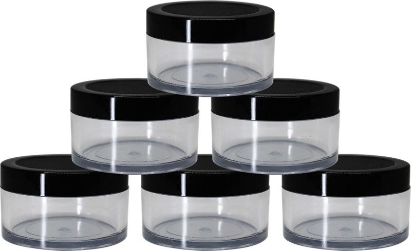 nsb herbals Glass Utility Container - 50 ml  (Pack of 6, Clear)