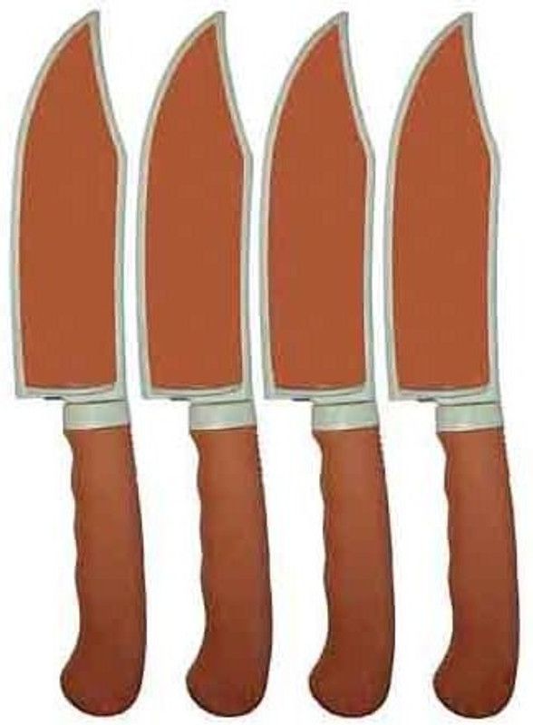 KAVYA 4 Stainless Steel, Plastic Knife Set O-205 Stainless Steel Knife Set (Pack of 4)