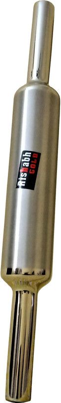 Rishabh Gold Bellan for Kitchen Durable Stainless Steel Rolling Pin ( Belan ) Roller for Making Roti/Chapati , Papad , Thepla - (12.5 Inch) (Pack of 1) Rolling Pin  (Steel, Pack of 1)