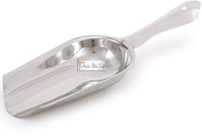 Prisha India Craft Stainless Stainless Steel Ice Sccop, Ice Picker | Bar Accessories 11 Ice Tong Set  (Pack of 1)