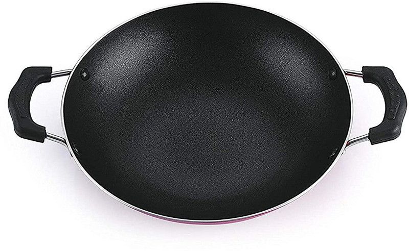 RBGIIT Appachetty With Stainless Steel Lids BN-11 with Lid 1 L capacity 22 cm diameter  (Aluminium, Non-stick)