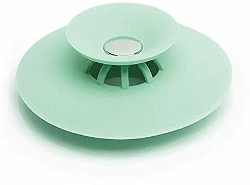 J&B Enterprises Silicon Sink Strainer Kitchen Drain Basin Basket Filter Stopper Sink Drainer Strainer  (Multicolor Pack of 1)