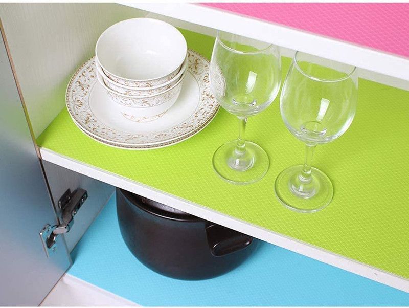 Alstra PVC (Polyvinyl Chloride) Drawer Mat  (Green, Free)