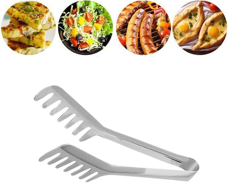 Lieveeb Stainless Steel Multipurpose Use Noodle Tong 22 cm Spaghetti Tongs  (Pack of 1)