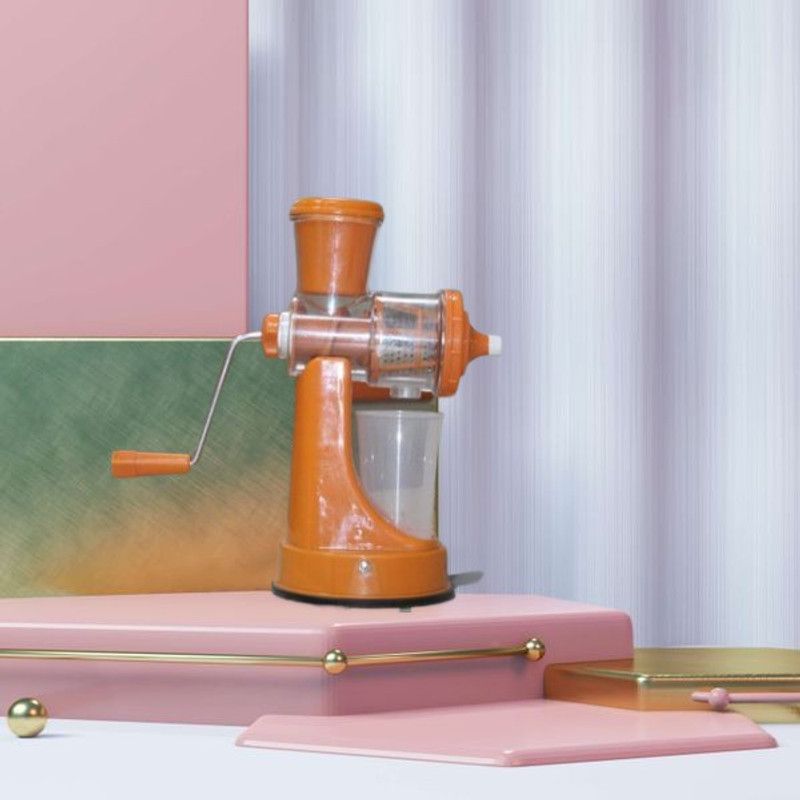 Imphi Plastic New Juicer Hand Juicer  (Orange)