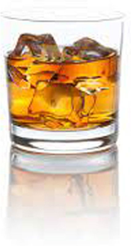 MRIYANGNI (Pack of 2) NBHR86 Glass Set Whisky Glass  (300 ml, Glass, Clear)