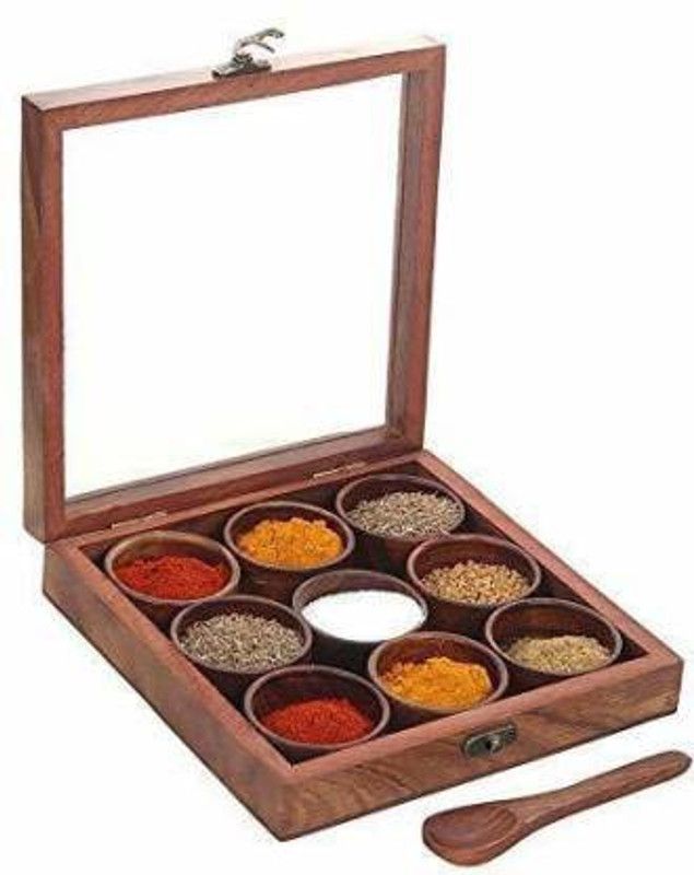 NextNewBetter Spice Set  (Wooden, Brown)