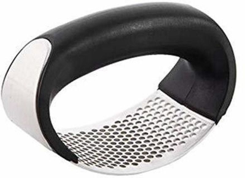 Viratretail Garlic Press  (Black, Steel)