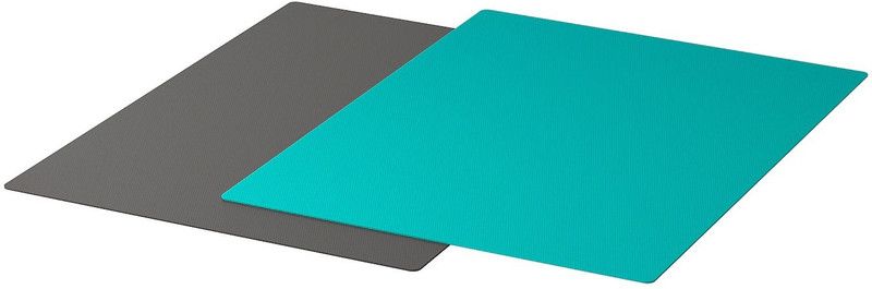 IKEA FINFORDELA Polypropylene Cutting Board  (Grey, Green Pack of 2)