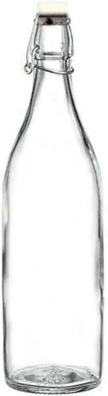 UV MAX GLOSSY CLEAR GLASS WATER/JUICE MULTIPURPOSE BOTTLE 1000 ml Spray Bottle 1000 ml Bottle  (Pack of 1, Clear, Glass)