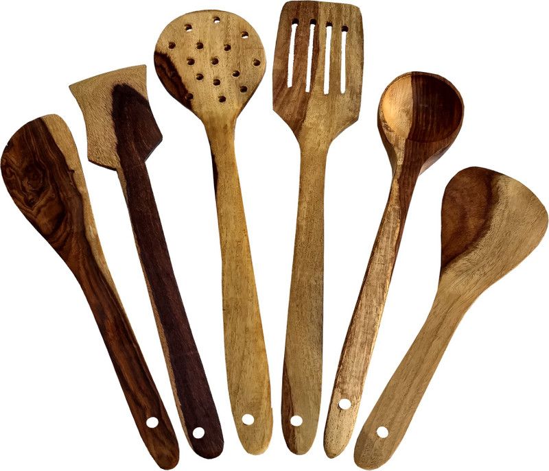 SRE Cooking Spoons Set of 6 Kitchen Tool Set  (set of 6, Spatula)