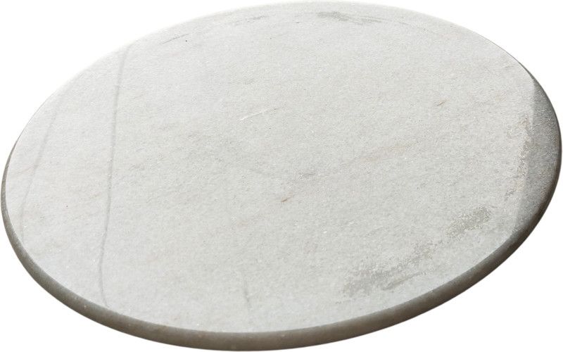Homebia White Chakla 9IN Chapati Board Roti Maker Marble Chakla 9IN Board  (White, Pack of 1)