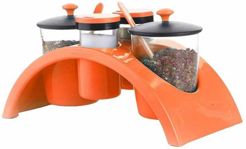 SPIRITUAL HOUSE 1 Piece Spice Set  (Plastic, Orange)