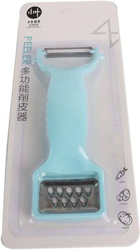 MARKET 99 Multipurpose Peeler - Stainless Steel Serrated Edge Kitchen Tool For Home & Professional Use Vegetable Scrapper Household, Turquoise NA Peeler  (Green)