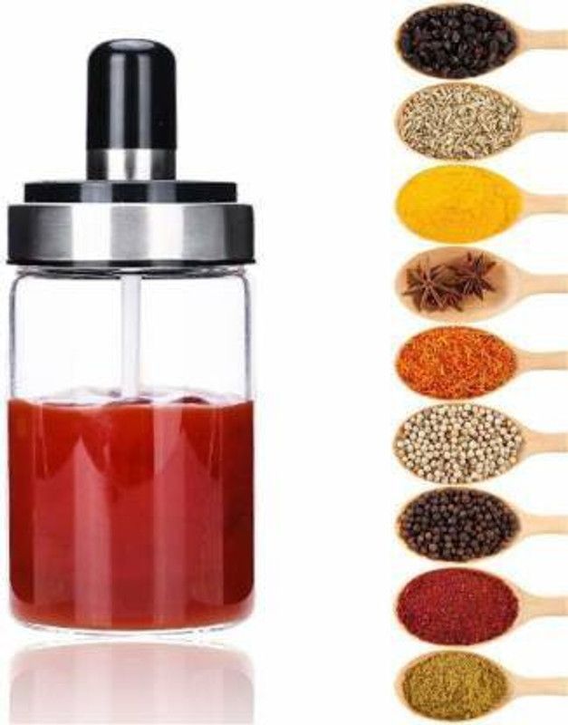 santripti 1 Piece Salt & Pepper Set  (Glass, Multicolor)