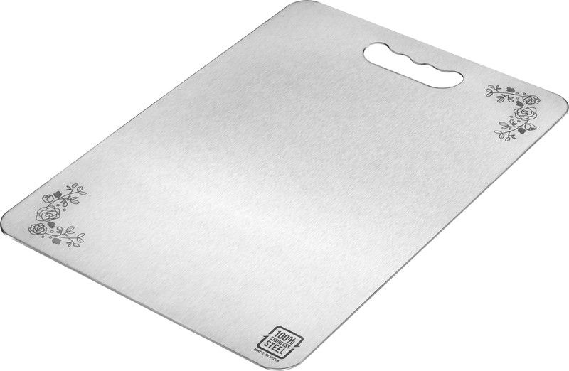 TOPHAVEN Chopping Board for Kitchen , Double Sided Chopping Pad , Stainless Steel Cutting Board  (Pack of 1 Dishwasher Safe)