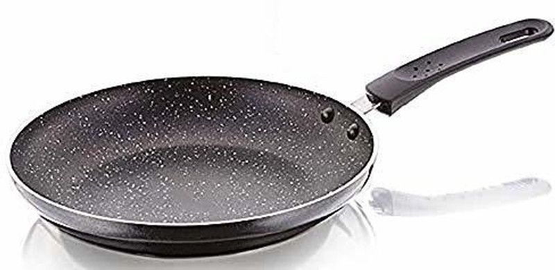 Daintree Induction Base Bottom Non Stick Granite Frying Pan, 24 cm (Black) Fry Pan 24 cm diameter 1.5 L capacity  (Cast Iron, Non-stick, Induction Bottom)
