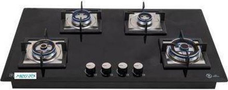 Meglio Glass Automatic Hob  (4 Burners)