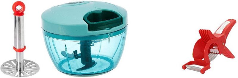 R.sons Stainless Steel Potato & Vegetable Masher | Pav Bhaji Masher1 chopper 1 peeler and cutter Kitchen Tool Set  (Chopper)