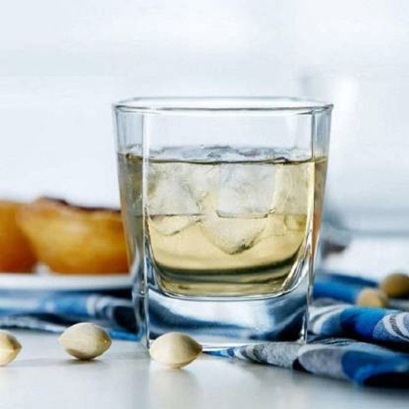 NOGAIYA (Pack of 6) tytr21 Glass Set Water/Juice Glass  (350 ml, Glass, Clear)