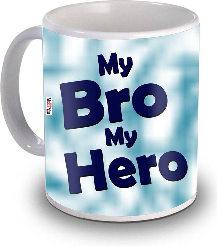 ME&YOU , Printed Ceramic Quoted on Rakhi IZ19STBrotherMu-41 Ceramic Coffee Mug  (325 ml)
