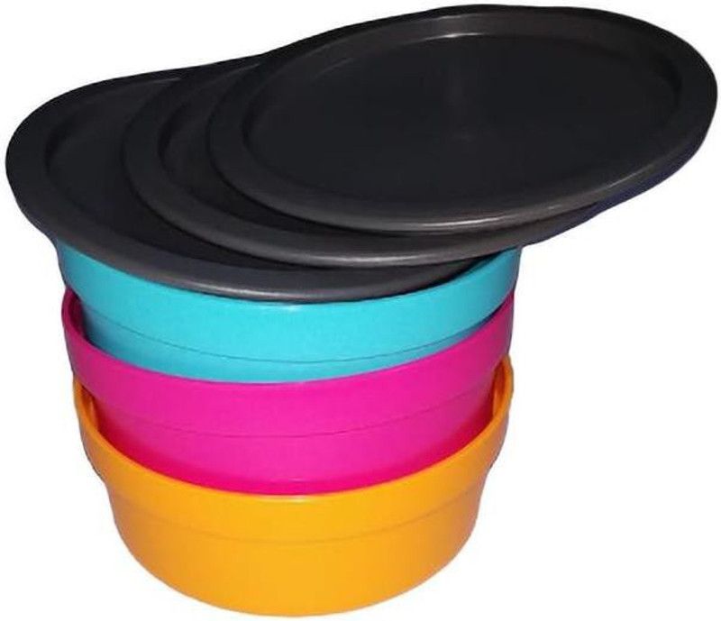 aneyev Plastic Utility Container - 1800 ml  (Pack of 3, Multicolor)