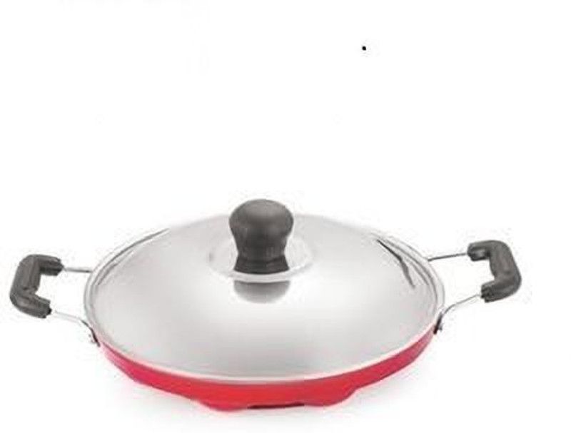with Lid 1 L capacity 24.5 cm diameter  (Aluminium, Non-stick)