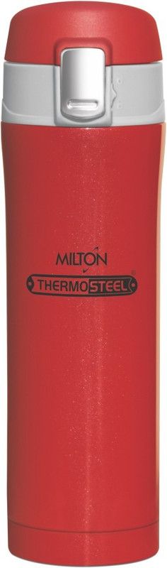 MILTON Thermosteel Grace 500 ml Flask  (Pack of 1, Red, Steel)