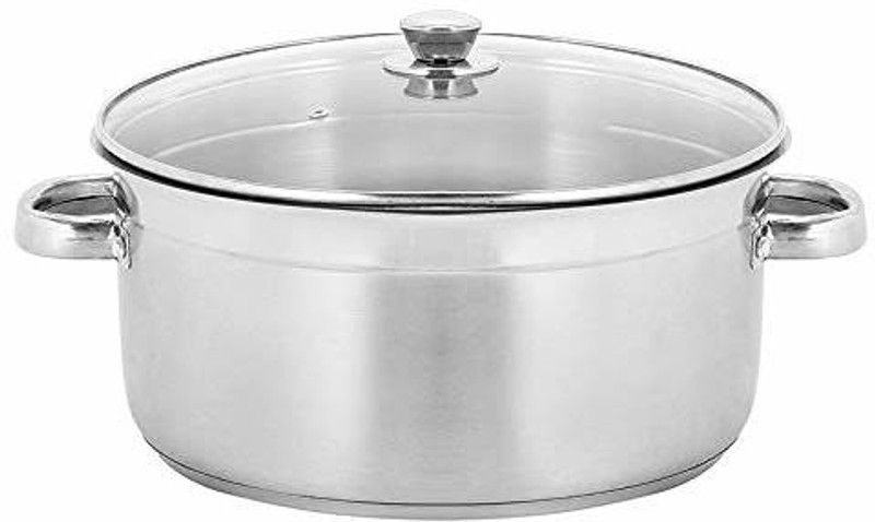 VINOD Two Tone Pot 26 cm diameter 2.3 L capacity with Lid  (Stainless Steel)