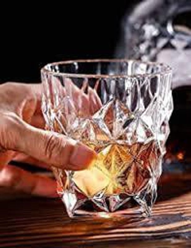 (Pack of 6) MRIYANGNI Glass for wine whisky glass and all mixed drinks TUBH109 Glass Set  (300 ml, Glass)