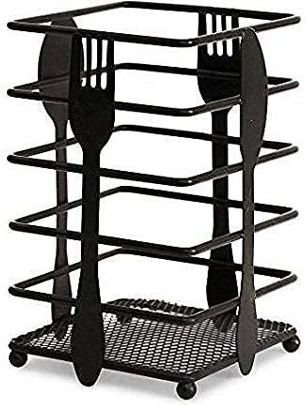 Luxdhara Empty Cutlery Box Case  (black Holds 15 Pieces)