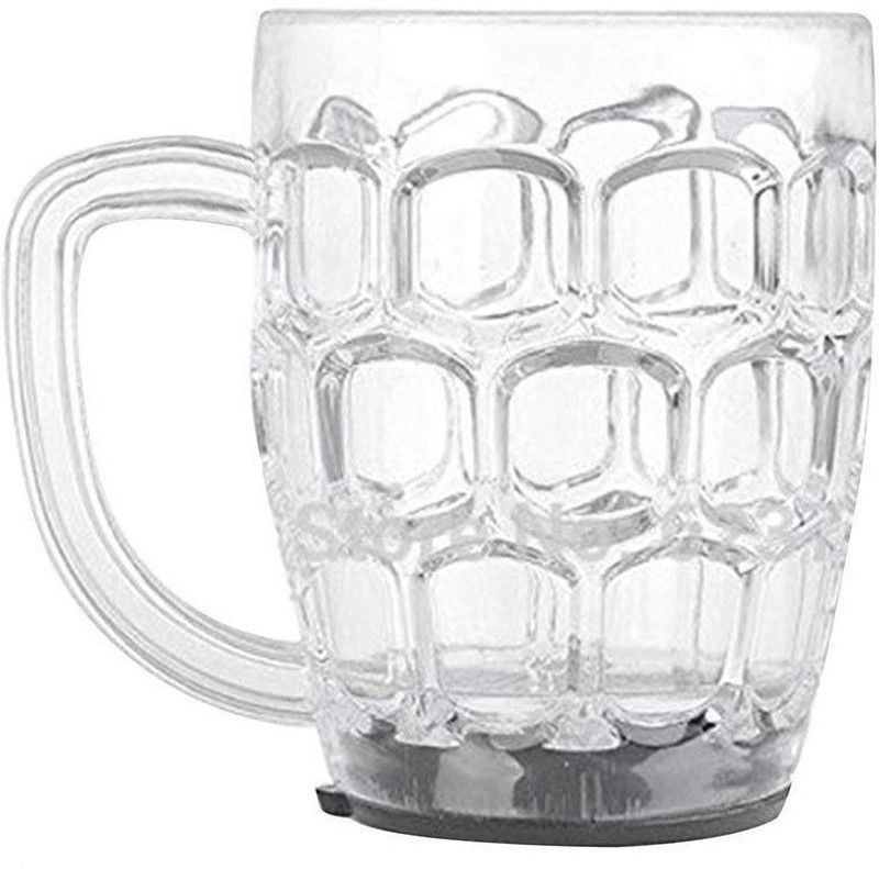 Led Glass Acrylic LED Lighting Glass/Mug/Cup Plastic Coffee Mug  (300 ml)