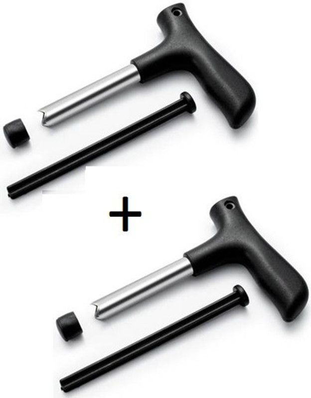 Straight Peeler  (Black, Silver)