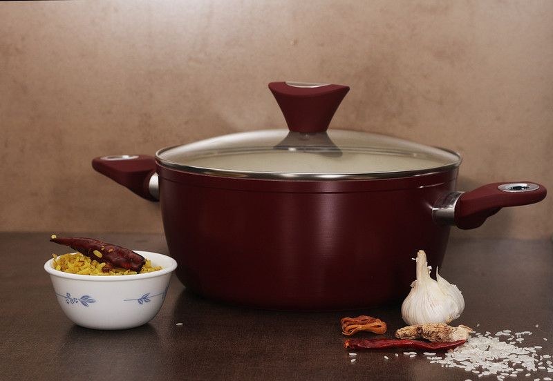 BERGNER Bergner Allure Forged Cook and Serve Casserole  (4.9 L)