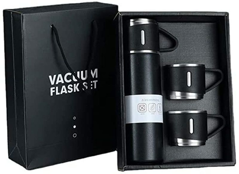 MANTRAMALL Vacuum Flask 500 ml Flask  (Pack of 1, Multicolor, Steel)