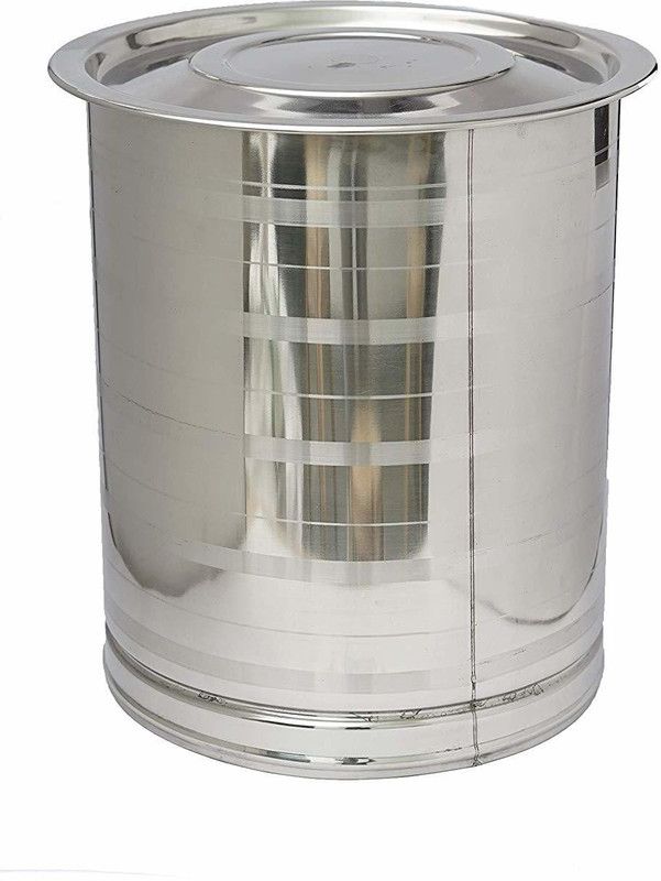 Namo International Steel Grocery Container - 20 L  (Silver)
