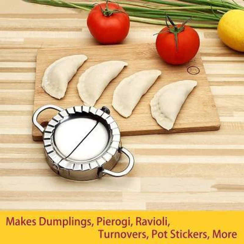 Miranshi Enterprise Dumpling Press  (Stainless Steel silver)