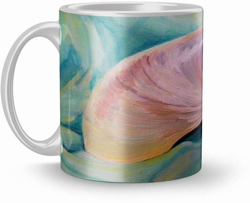 Beautiful Painting Printed Coffee And Tea 320ML Ceramic Coffee Mug  (320 ml)