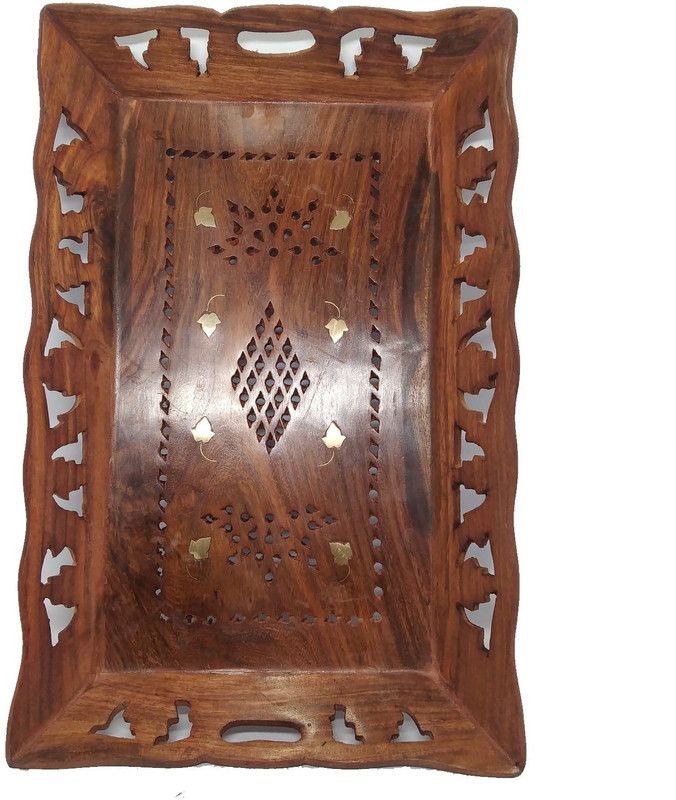 JAGDISH Wooden serving tray Tray Serving Set