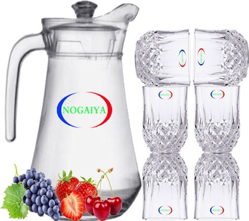 NOGAIYA NEELU117 Jug Glass Set  (GLASS)