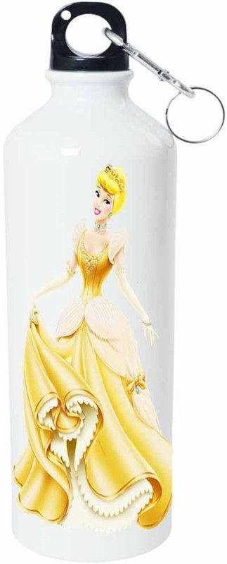 ShopBuzz Golden Fairy Sipper Water Bottle 750 Ml 750 ml Bottle  (Pack of 1, Multicolor, Aluminium)