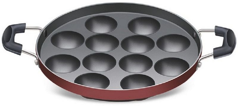 RBGIIT Non Stick Appam Patra with Lid and Side Handle RK-1 Pancake Pan 23.5 cm diameter with Lid 0.1 L capacity  (Aluminium, Non-stick)