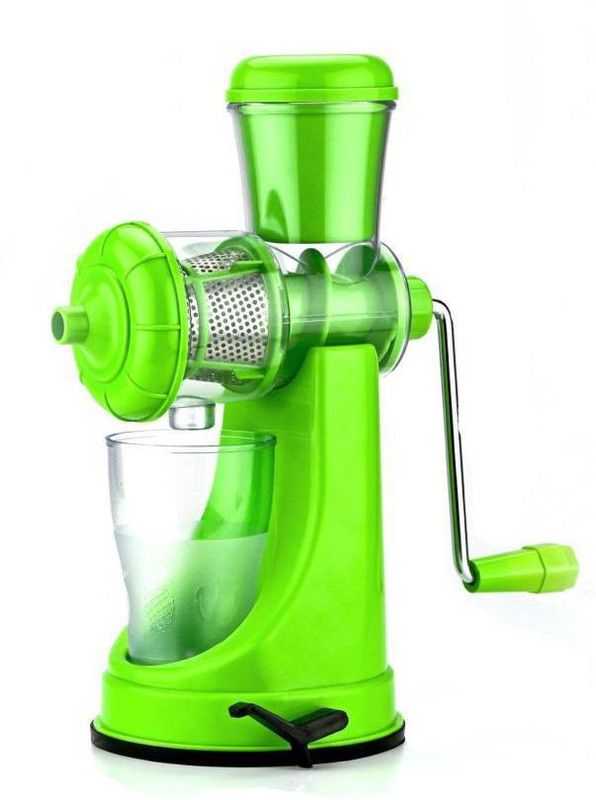 Tranduious Plastic Hand Juicer Unbreakable Origional Juicer for vegetables and fruits  (Green Pack of 1)