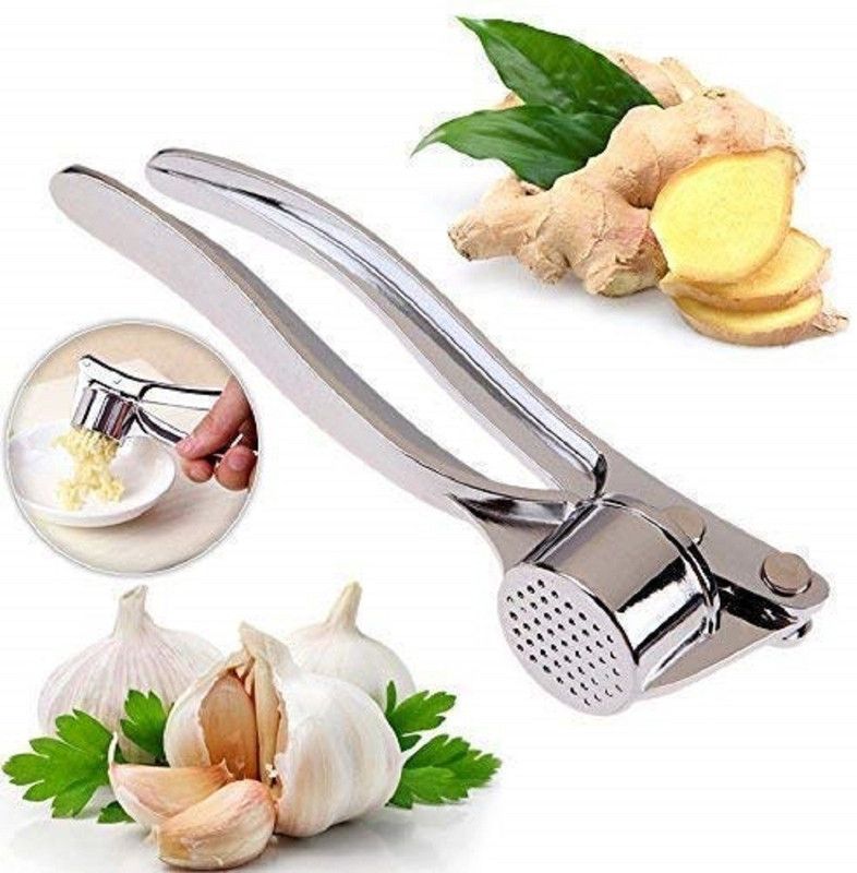 DEVERA Garlic Press  (Steel)