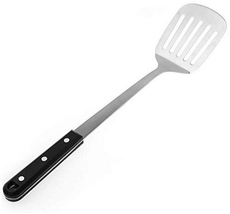 Slotted Spatula Nylon Professional Food Turner Flipper with Heat Resistant Wooden Handle, Kitchen Utensil Cooking Pancake Turner for Eggs, Omelets, Burgers Kitchen Tool Set  (Nylon)