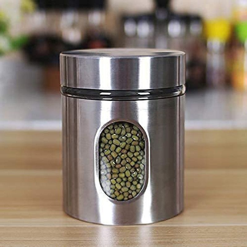 SIDDIVINAYAK CREATION Steel Utility Container - 350 ml  (Multicolor)