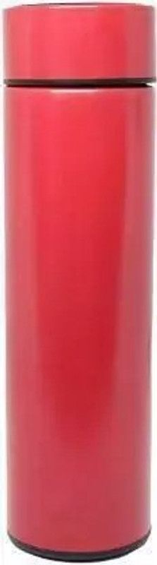 ABHI ENTERPRISES Smart Insulated Water Bottle LED Temperature Display 500 ml Bottle  (Pack of 1, Red, Steel)