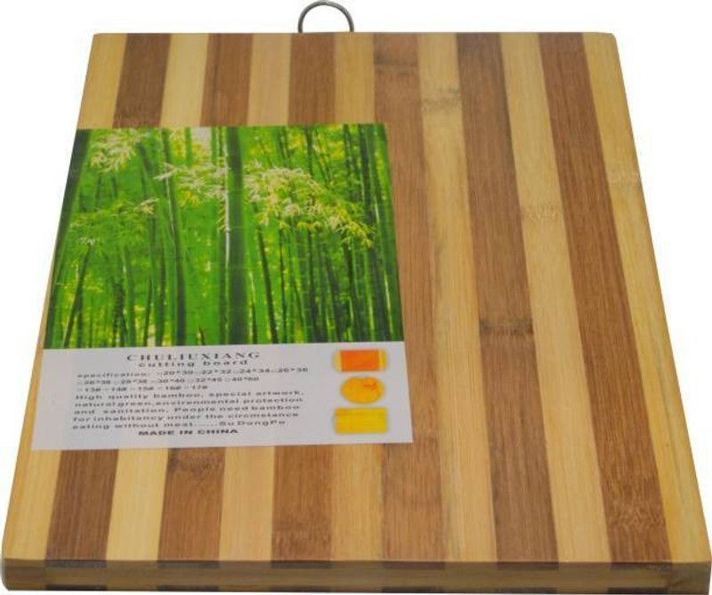 ShopiMoz 13 Inchx 9 Inch Chopping Board & Cheese Board Wooden Cutting Board  (Brown Pack of 1 Dishwasher Safe)